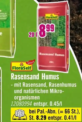 Hornbach Rasensand humus Angebot