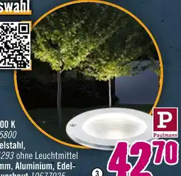 Hornbach Paulmann led-bodeneinbauleuchte „garden“ Angebot