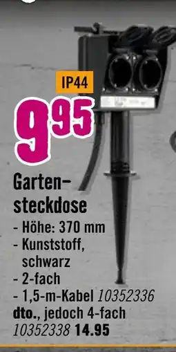 Hornbach Gartensteckdose Angebot