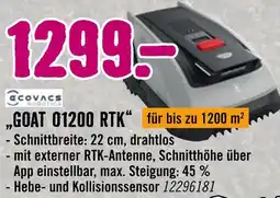 Hornbach „goat o1200 rtk“ Angebot