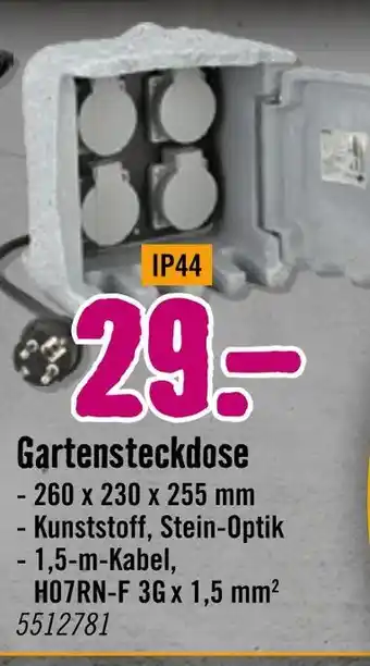 Hornbach Gartensteckdose Angebot