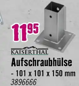 Hornbach Kaiserthal aufschraubhülse Angebot