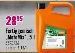 Hornbach Stihl fertiggemisch motomix Angebot