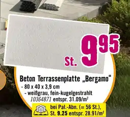 Hornbach Beton terrassenplatte „bergamo“ Angebot