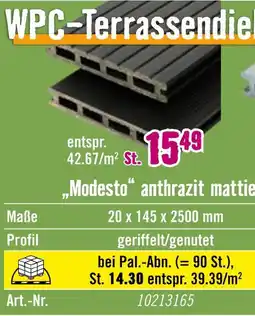 Hornbach Wpc-terrassendiel Angebot