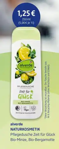 dm drogerie Alverde pflegedusche zeit für glück Angebot