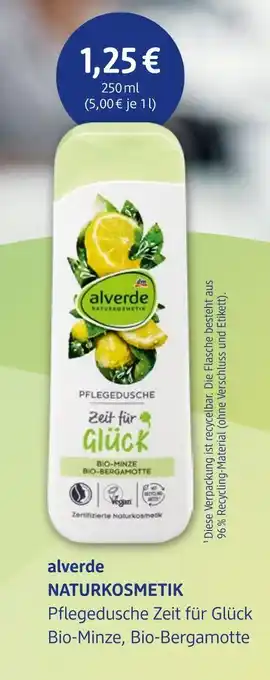 dm drogerie Alverde pflegedusche zeit für glück Angebot