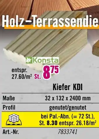 Hornbach Konsta holz-terrassendie Angebot