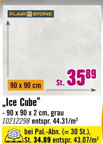 Hornbach Flair stone terrassenplatten „ice cube“ Angebot