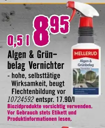 Hornbach Mellerud algen & grünbelag vernichter Angebot