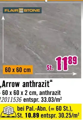 Hornbach Flair stone arrow anthrazit Angebot