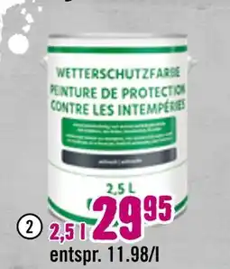 Hornbach Wetterschutzfarbe Angebot