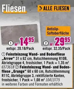 Hornbach Feinsteinzeug wand- und bodenfliese Angebot