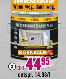 Hornbach Hornbach wetterschutzfarbe plus Angebot