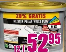 Hornbach Wandfarbe meister polarweiss plus Angebot