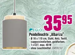 Hornbach Eglo pendelleuchte „albariza“ Angebot