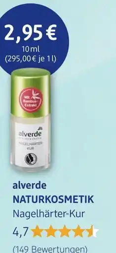 dm drogerie Alverde nagelhärter-kur Angebot