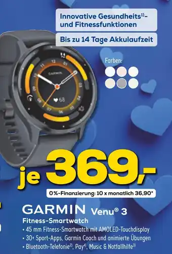 Euronics Garmin fitness-smartwatch Angebot