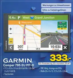 Euronics Garmin camper 795 eu mt-d Angebot