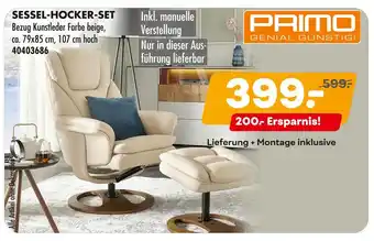 Möbel Kraft Primo sessel-hocker-set Angebot