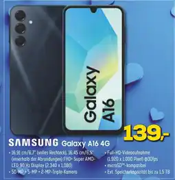 Euronics Samsung galaxy a16 4g Angebot