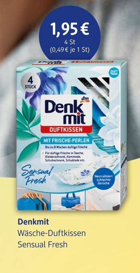 Denkmit wäsche-duftkissen Angebot bei dm drogerie Gültig bis 15-04-2025