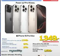 Euronics Apple iphone 16 pro max Angebot