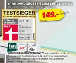 Höffner Komfortschaumkern-matratze Angebot