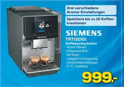 Euronics Siemens tp715d01 kaffeevollautomat Angebot