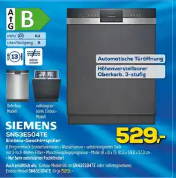 Euronics Siemens einbau-geschirrspüler Angebot