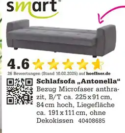 Höffner Smart schlafsofa „antonella“ Angebot