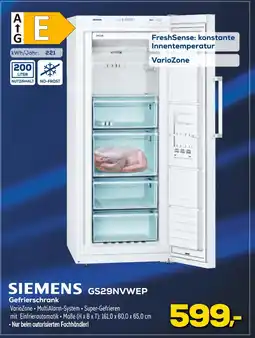 Euronics Siemens gefrierschrank Angebot