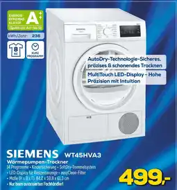 Euronics Siemens wt45hva3 Angebot