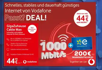 Euronics Vodafone mobiles internet Angebot