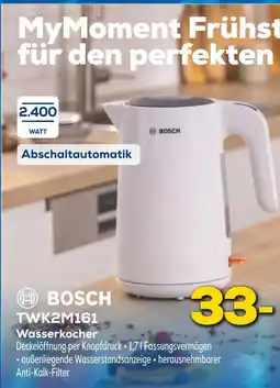 Euronics Bosch twk2m161 wasserkocher Angebot