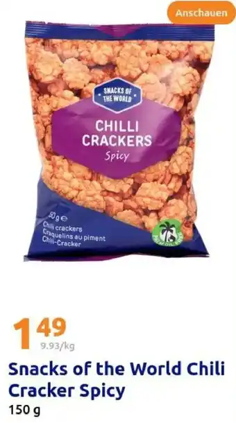 Action Snacks of the World Chili Cracker Spicy Angebot