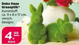 NETTO Deko Hase Grasoptik Angebot