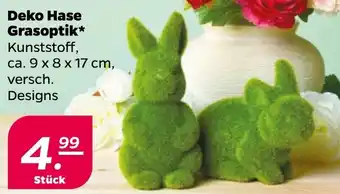 NETTO Deko Hase Grasoptik Angebot