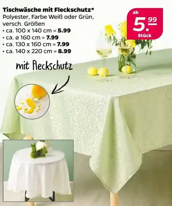 NETTO Tischwäsche mit Fleckschutz Angebot