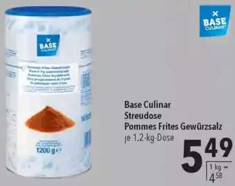 CITTI Markt Base Culinar Streudose Pommes Frites Gewürzsalz Angebot