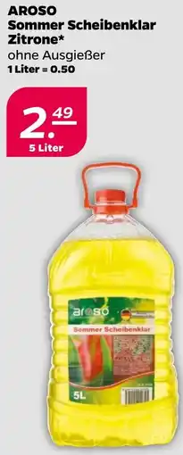 NETTO AROSO Sommer Scheibenklar Zitrone Angebot