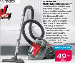 NETTO CLEANmaxx Multi-Zyklonstaubsauger Angebot