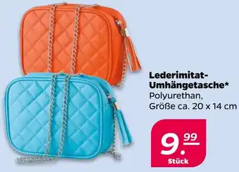 NETTO Lederimitat Umhängetasche Angebot