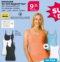 NETTO BODYGUIDE 3er-Pack Spaghetti Tops Angebot