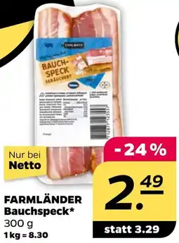 NETTO FARMLÄNDER Bauchspeck Angebot