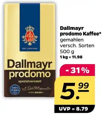 NETTO Dallmayr prodomo Kaffee Angebot