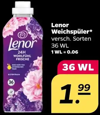 NETTO Lenor Weichspüler Angebot