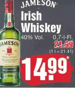 Edeka JAMESON Irish Whiskey Angebot