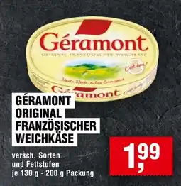 Handelshof Géramont ORIGINAL FRANZÖSISCHER WEICHKASE Angebot