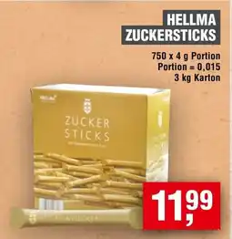 Handelshof HELLMA ZUCKERSTICKS Angebot